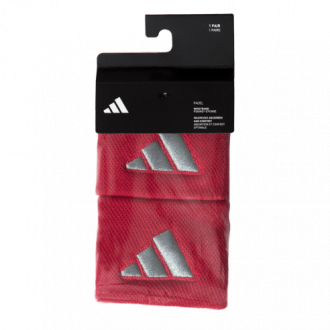 Muñequeras de pádel Adidas Rojas Cortas 2024