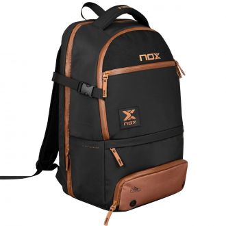 Hover Mochila NOX Luxury Open Series 2025 Negra/Marrón
